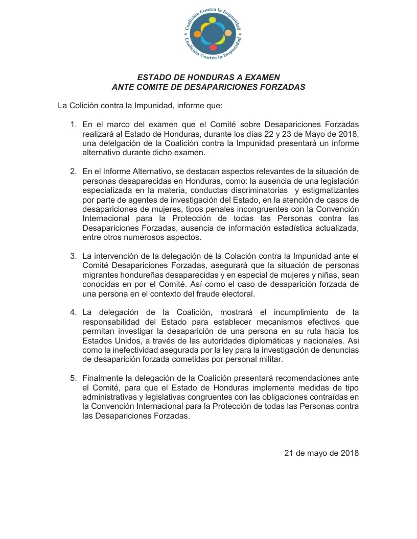 Comunicado CED page 1
