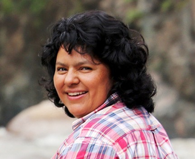 Bertha Cáceres, Coordinadora de COPINH