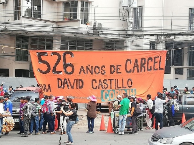 Juicio contra David Castillo: Estrategias de ablandamiento con paramilitares contra COPINH