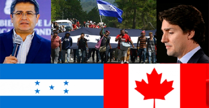Silencio: gobierno canadiense mudo ante masivo éxodo de hondureños y militarización de las fronteras