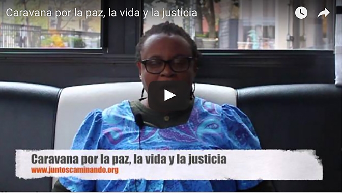 Video: Miriam Miranda-Coordinadora OFRANEH - Caravana por La Paz, La Vida y la Justicia