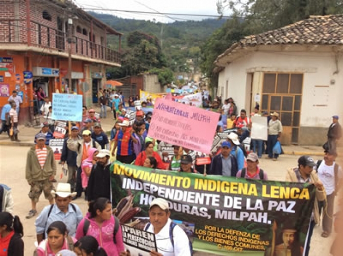 Sistemáticas violaciones a los derechos humanos  del Movimiento Indígena Lenca en Marcala, La Paz, por su oposición a hidroeléctricas
