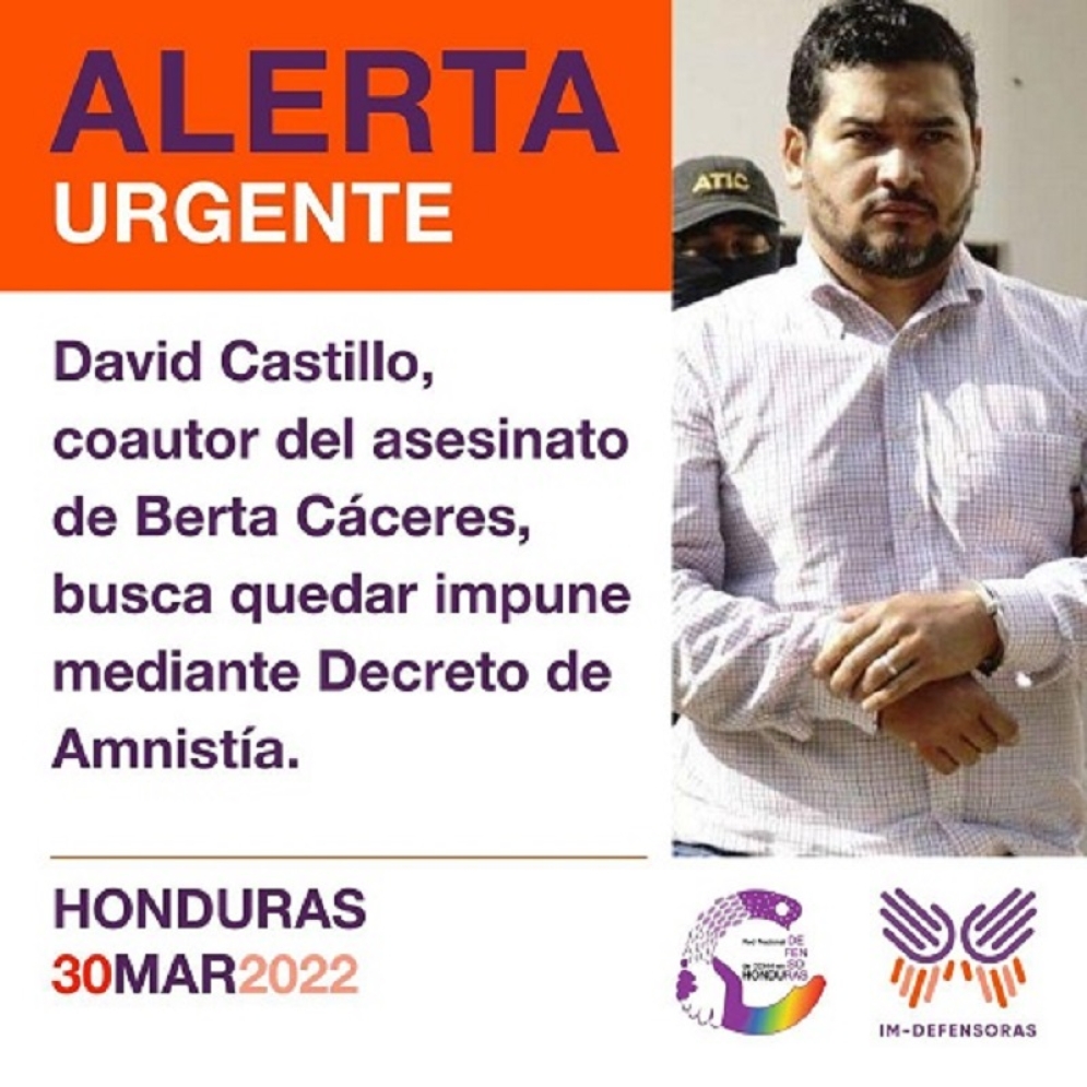 Abogados de David Castillo invocan decreto de amnistía para que le archiven las diligencias en juicio de Fraude en El Gualcarque