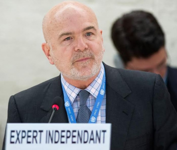 Michael Forst, Relator de NU sobre Derechos Humanos