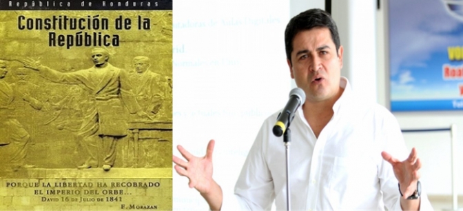 Plataforma del Movimiento Social y Popular de Honduras : JOH y grupos de poder pretenden imponer una constitución a su medida