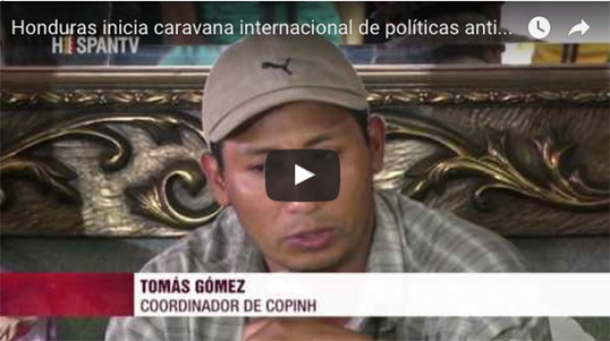 Video reportaje de HispanTV: Honduras inicia caravana internacional de políticas antidroga