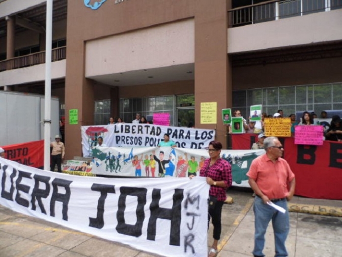 Exigen ante MP que presos políticos en Honduras sean escuchados en libertad