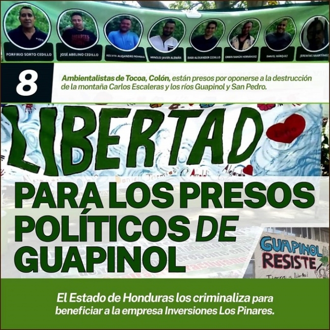 Juicio injusto: Hay un panorama desalentador de los defensores de Guapinol para obtener acceso a la justicia