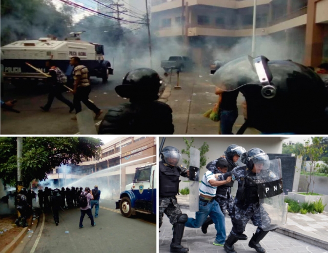 Nuevo acto de represión contra el COPINH y contra el derecho a la protesta social en Honduras