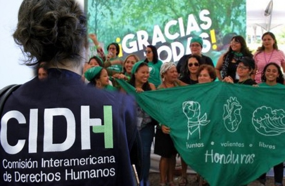 Organizaciones de Mujeres presentan ante la CIDH  el caso de la reforma constitucional del aborto en Honduras