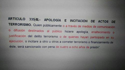 Bozal para los periodistas