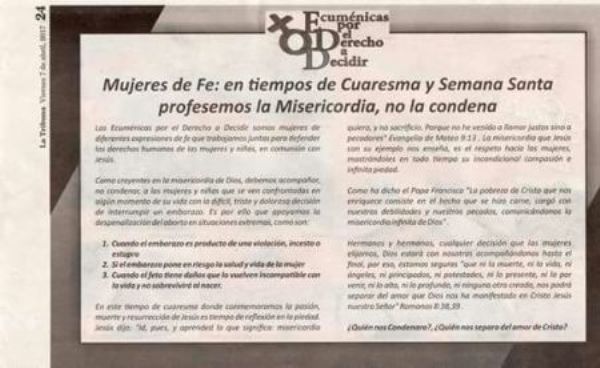 comunicado semana santa