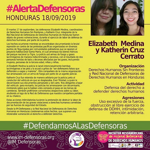 defensoras agredidas