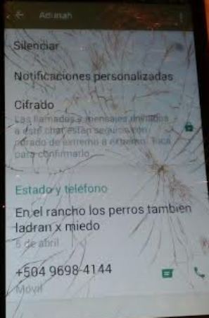 mensaje en cel