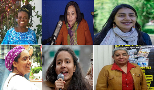 mujeres en la linea