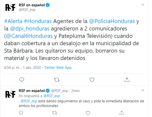 twitt reporteros