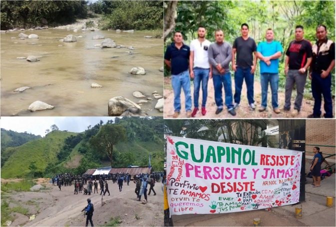 Jóvenes de Guapinol: Si no sacamos a las empresas Inversiones los Pinares y Ecotek  nos desplazan