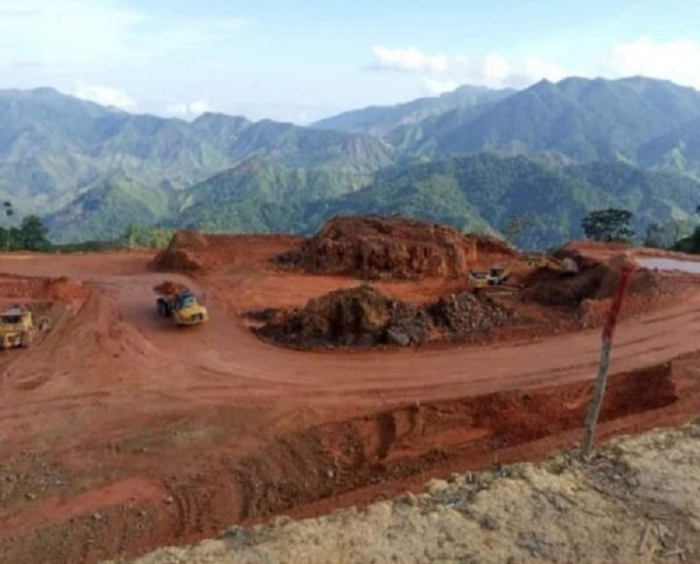 Evidencias de contaminación de la minera Inversiones Los Pinares-ECOTEK entregan  a MiAmbiente
