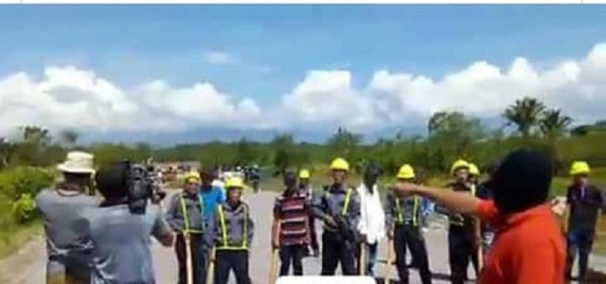 Grupo armado enviado por minera ataca campamento y deja un herido en Guapinol, Colón
