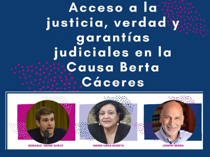 Según expertos: Justicia hondureña ha violentado estándares internacionales en el juicio por crimen de Berta Cáceres