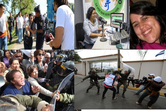 Fotos arriba: de izquierda a derecha, Dunia Montoya, Lesly Banegas y Eleana Borjas