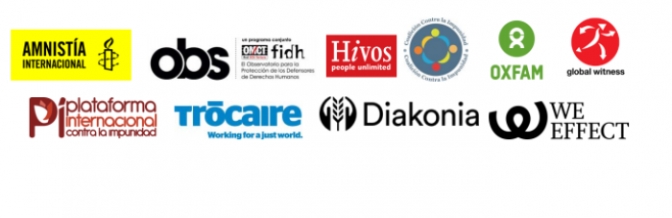 Organizaciones internacionales urgen a candidatos presidenciales incluir en sus planes de gobierno la protección a DDHH y defensores