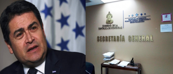 Gobierno de JOH quiere callar organizaciones al amenazar con cancelar personerías jurídicas