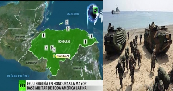 Bertha Cáceres denunció en el 2013 la instalación de esta base militar a la cadena de televisión RT, a la que dijo que la información estaba siendo escondida por el gobierno de Porfirio Lobo Sosa. La realidad ha demostrado que la lideresa indígena tenía información verídica sobre esta nueva agresión a la soberanía hondureña.