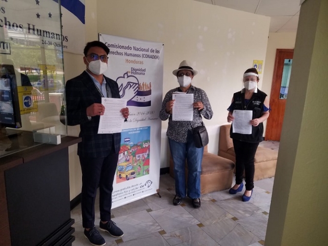 Solo por reclamarle falta de debida diligencia: CONADEH acusa a Mesa de Derechos Humanos de desinformar y propagar información falsa