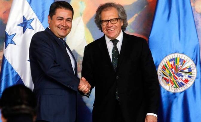 OEA da un paso atrás y de forma subliminal reconoce al gobierno de JOH