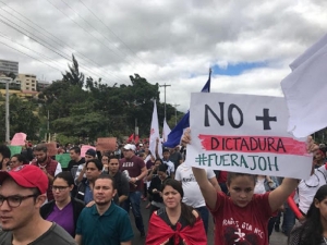 Protestas contra el fraude electoral en 2017